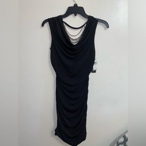Black Fitted Dress (Small)